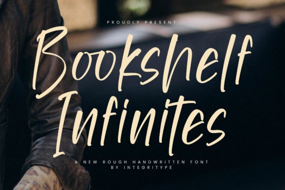 Bookshelf Infinites – A Display Font for Creative Web Design