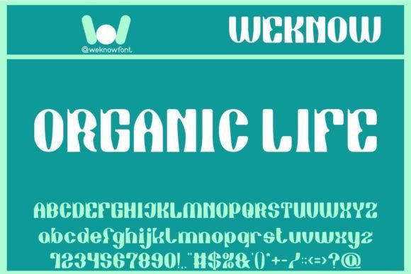 Bring Art to Your Creations with Organic Life Font
