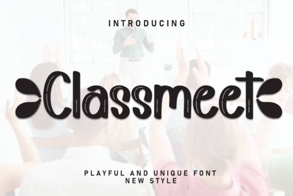 Classmeet: A Playful Handwritten Font for Web Design and Branding