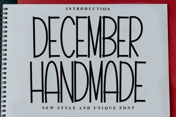 December Handmade: A Festive Font for Holiday Branding