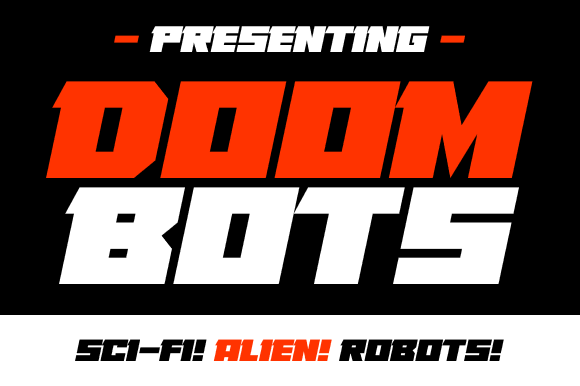 Doombots: The Ultimate Font for Bold Branding and Modern Design
