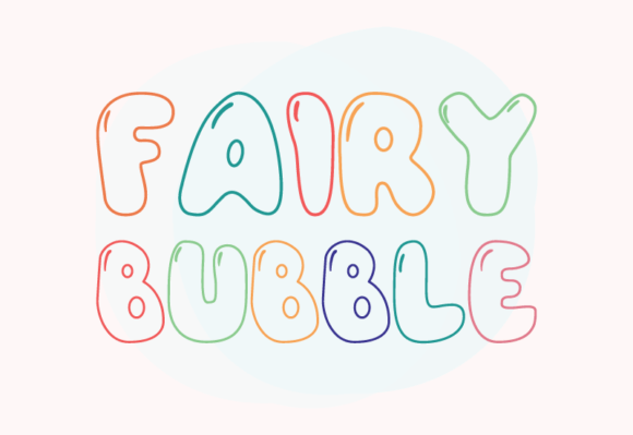 Fairy Bubble Font for Playful Branding and Creative Projects