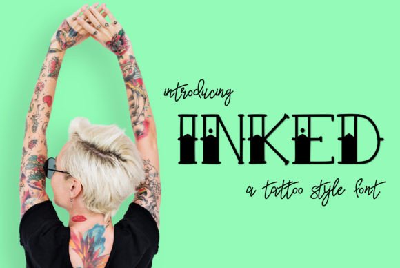 Inked: A Bold Display Font for Creative Makers
