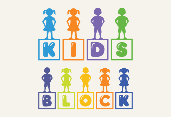 Kids Block: A Playful Font for Creative Marketers