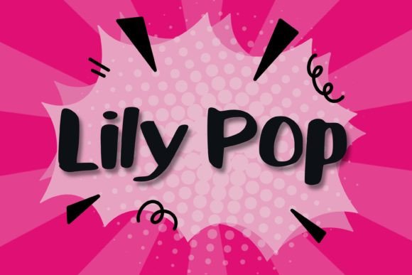 Lily Pop Font Adds Playful Energy to Editorial Design