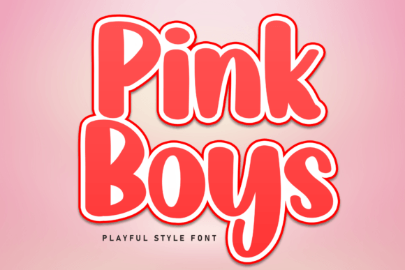 Pink Boys: A Handwritten Font for Memorable Branding and Design