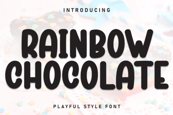 Rainbow Chocolate Font Review for Bold Branding