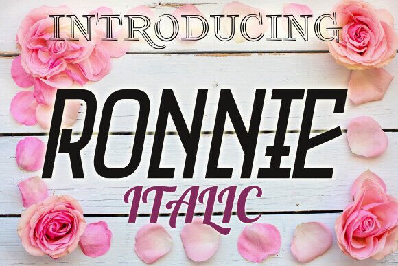 Ronnie: A Display Font That Elevates Your Brand’s Visual Identity