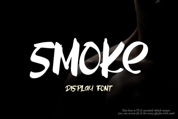 Smoke: A Delicate Display Font for Elegant Branding