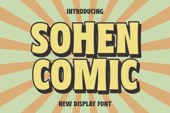 Sohen Comic for Bold Branding and Professional Design