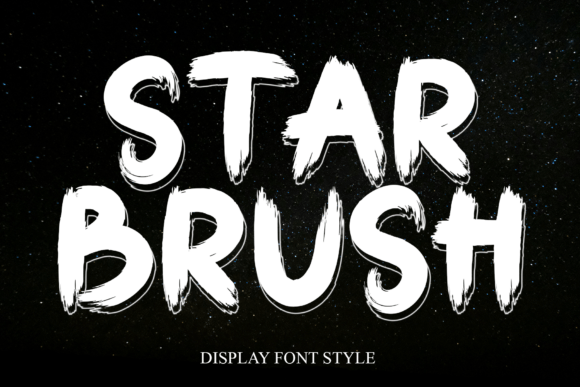 Star Brush: A Fresh Display Font for Creative Designers