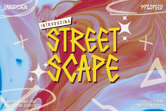 Street Scape: A Y2K Graffiti Font for Creative Crafters