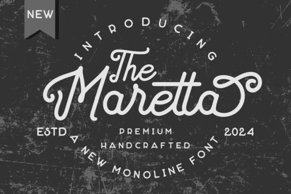 The Maretta: A Premium Display Font for Handmade Crafters and Product Creators