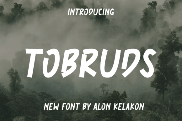 Tobruds: A Display Font for Creative Expression and Editorial Impact