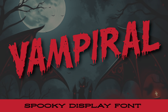 Vampiral Font for Halloween-Themed Design
